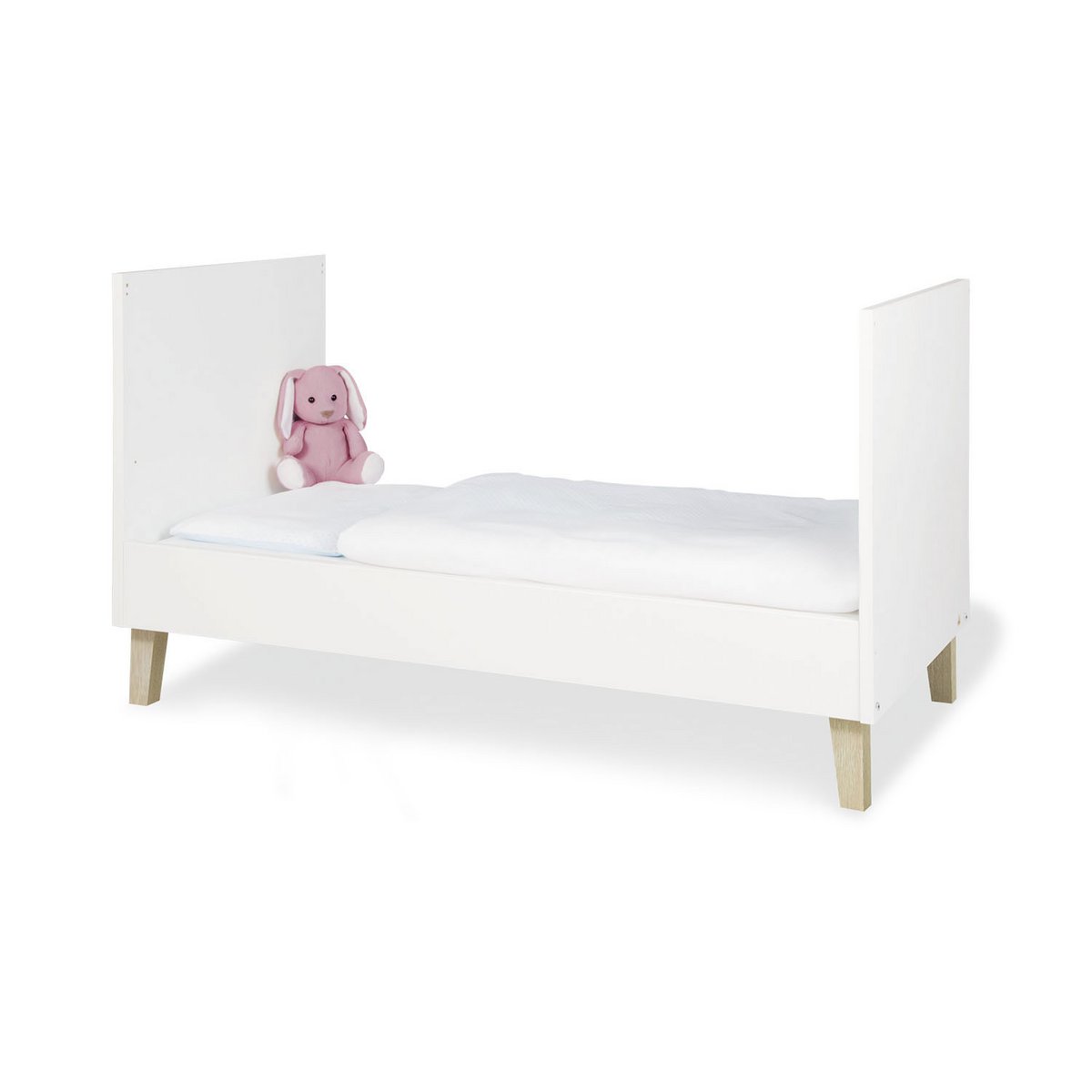 Startset 'Lumi' breed3 delen: ledikant, brede commode, 2-deurs kledingkast