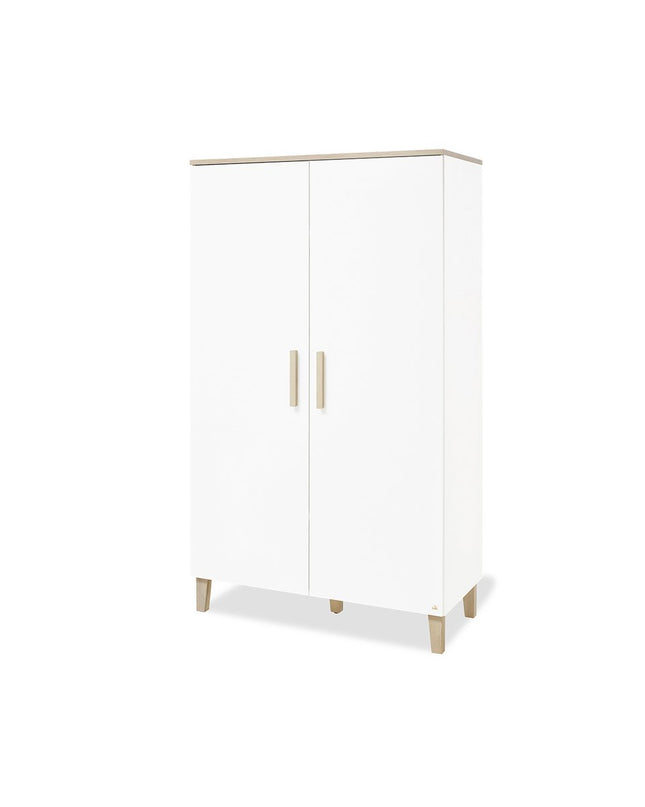Startset 'Lumi' breed3 delen: ledikant, brede commode, 2-deurs kledingkast