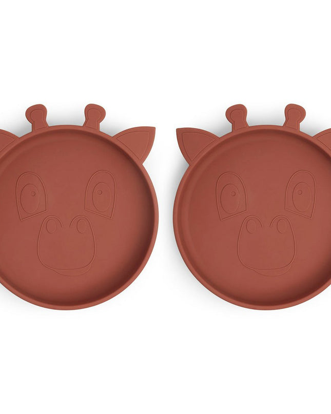 Akila siliconen bord 2-pack  Giraf