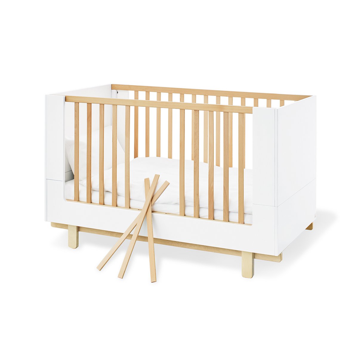 Startset 'Boks' extra breed groot3 delen: ledikant, extra brede commode, grote kledingkast