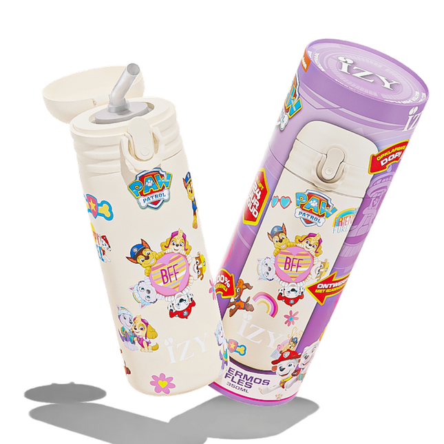 IZY Kids Thermos bidon - Paw Patrol - Friends Furever - 350ML To-Go Insulated Water Bottles
