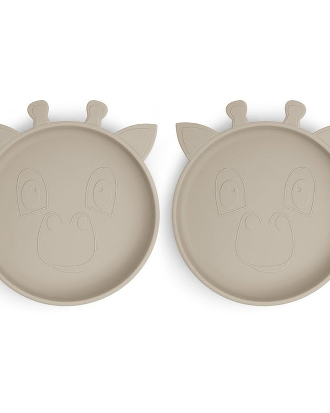 Akila siliconen bord 2-pack  Giraf