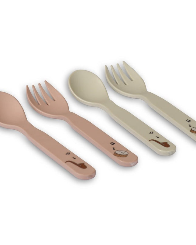 Carl bioplastic (PLA) bestekset 4-st.