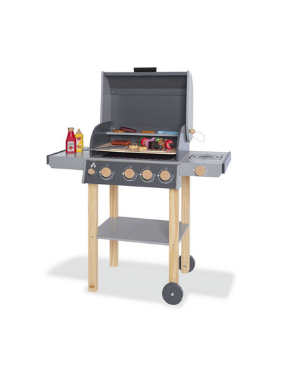 Kinderbarbecue 'Jeff' hout keukenspeelgoed