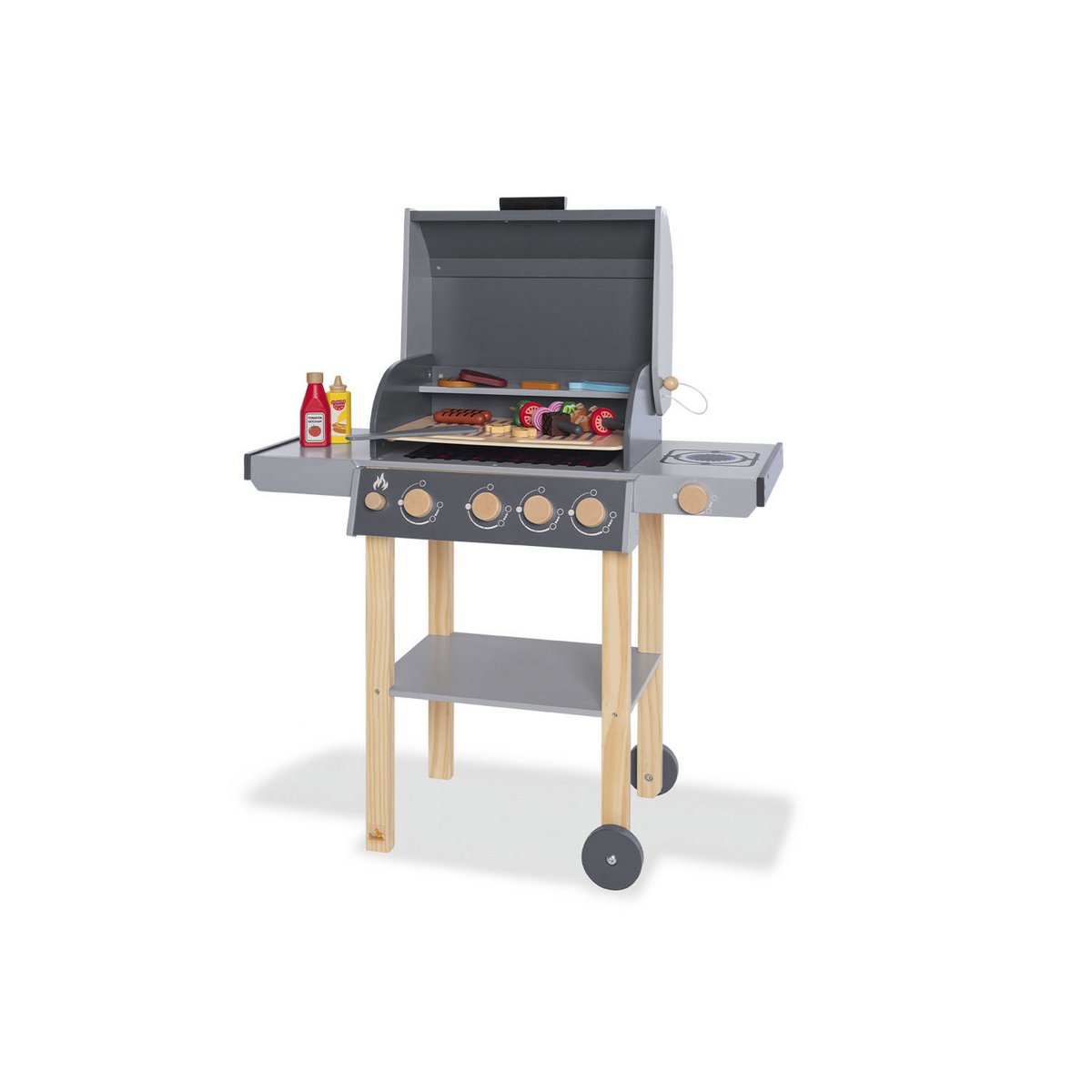 Kinderbarbecue 'Jeff' hout