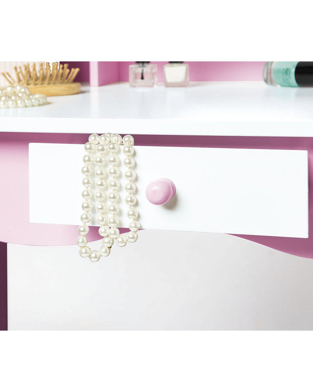 Kinderkaptafel 'Jasmin', incl. stoel