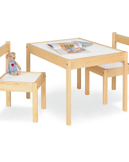 Kindertafel en stoel set 'Olaf', 3 delig