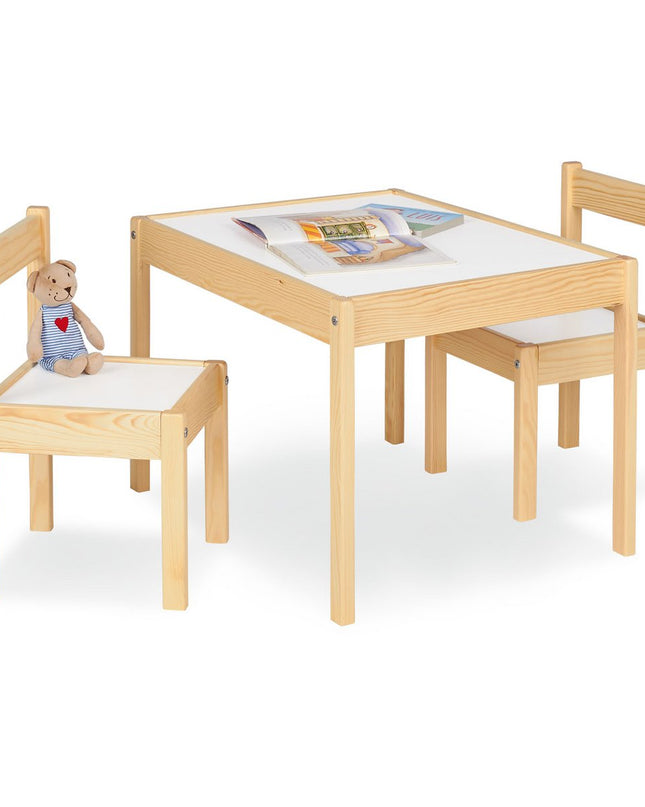Kindertafel en stoel set 'Olaf', 3 delig