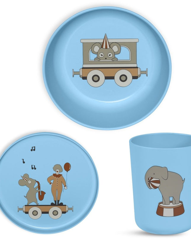 Milas bioplastic (PLA) dinerset 3-pack