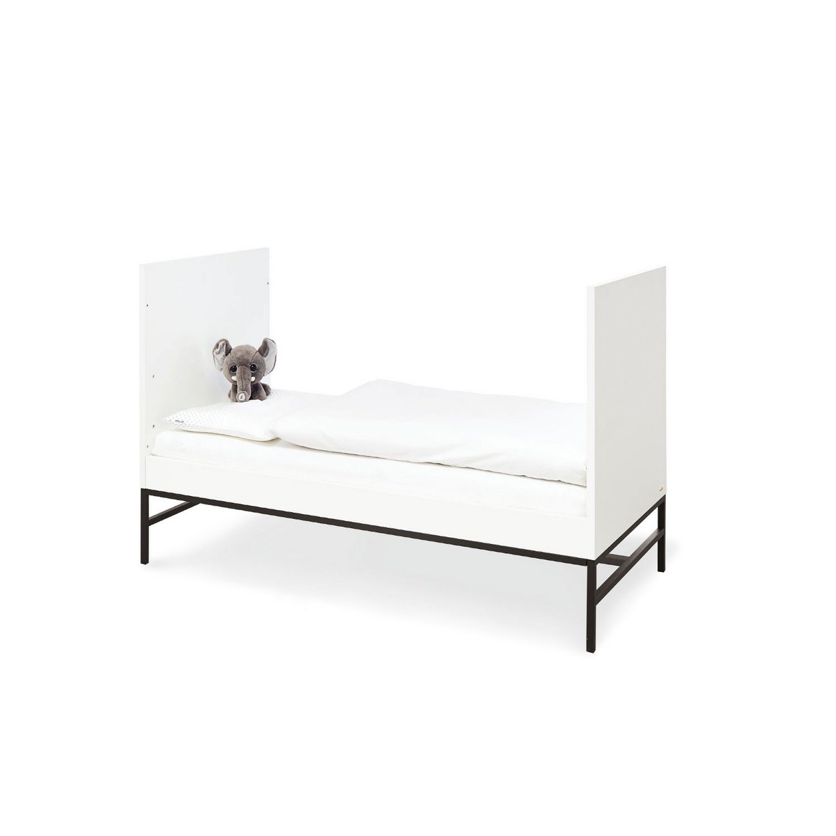 Startset 'Steel' extra breed groot3 delen: ledikant, extra brede commode, grote kledingkast