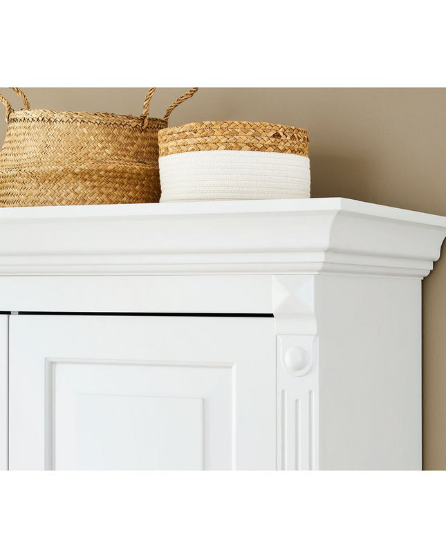 Startset 'Emilia' extra breed, incl. wandplank4 delen: ledikant, extra brede commode, 2-deurs kledingkast, wandplank
