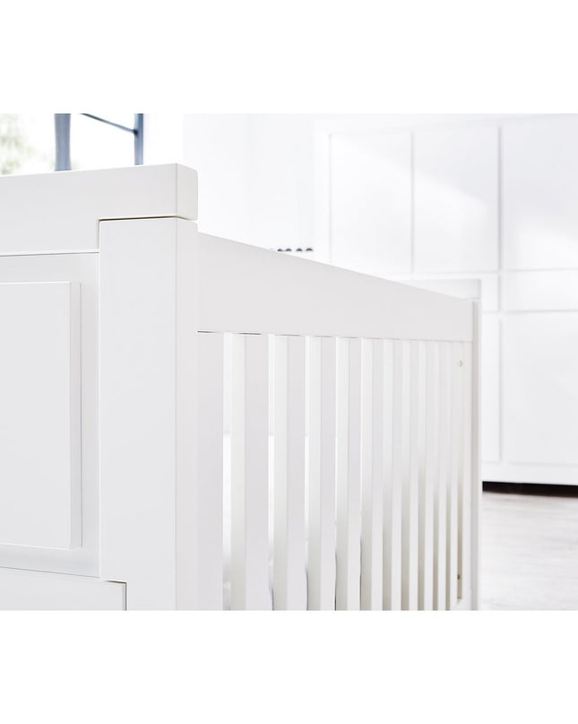 Startset 'Milk' extra breed groot3 delen: ledikant, extra brede commode, grote kledingkast