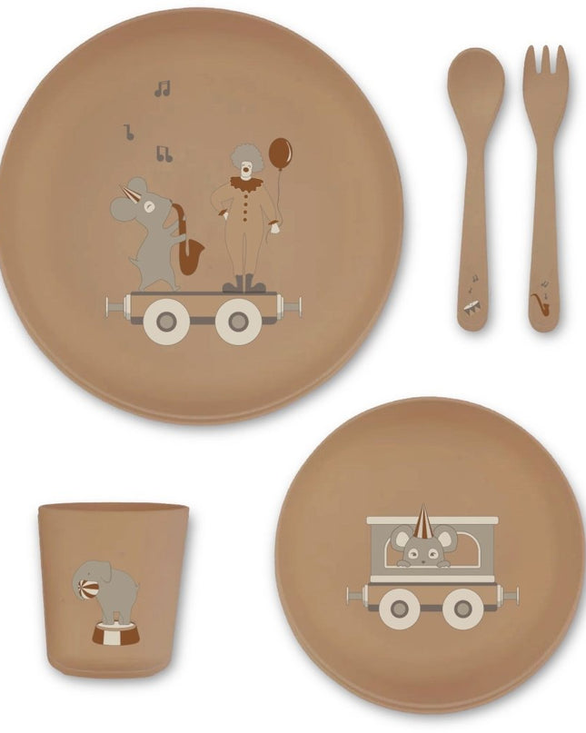 Marius bioplastic (PLA) dinerset 5-pack