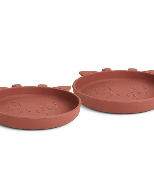 Akila siliconen bord 2-pack  Giraf