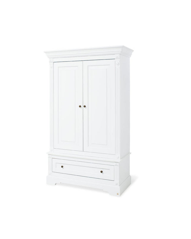 Startset 'Emilia' extra breed, incl. wandplank4 delen: ledikant, extra brede commode, 2-deurs kledingkast, wandplank