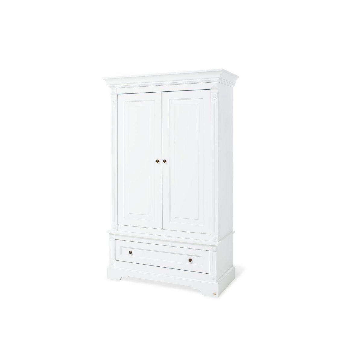 Startset 'Emilia' extra breed, incl. wandplank4 delen: ledikant, extra brede commode, 2-deurs kledingkast, wandplank