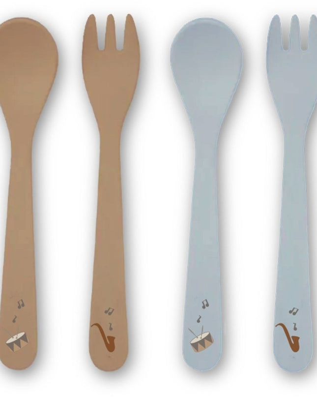 Carl bioplastic (PLA) bestekset 4-st.