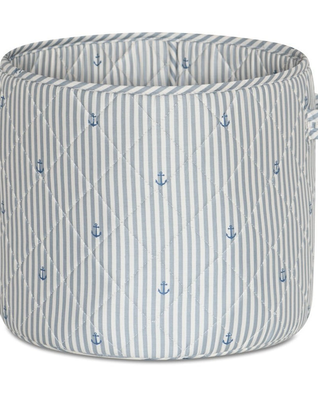 Hunter gewatteerde opbergmand-stripe-anchor