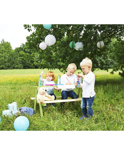 Kinderpicknickbank 'Nicki für 4', groen