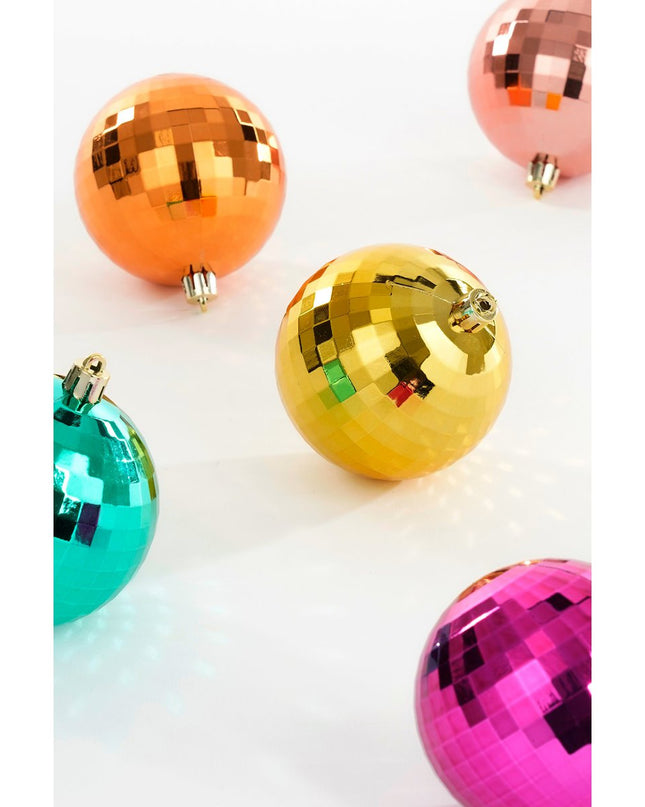 Kerstballen set - 30 Stuks - Ø8 cm - Onbreekbaar - Roze, Fuchsia, Goud, Oranje, Groen kerst 2025