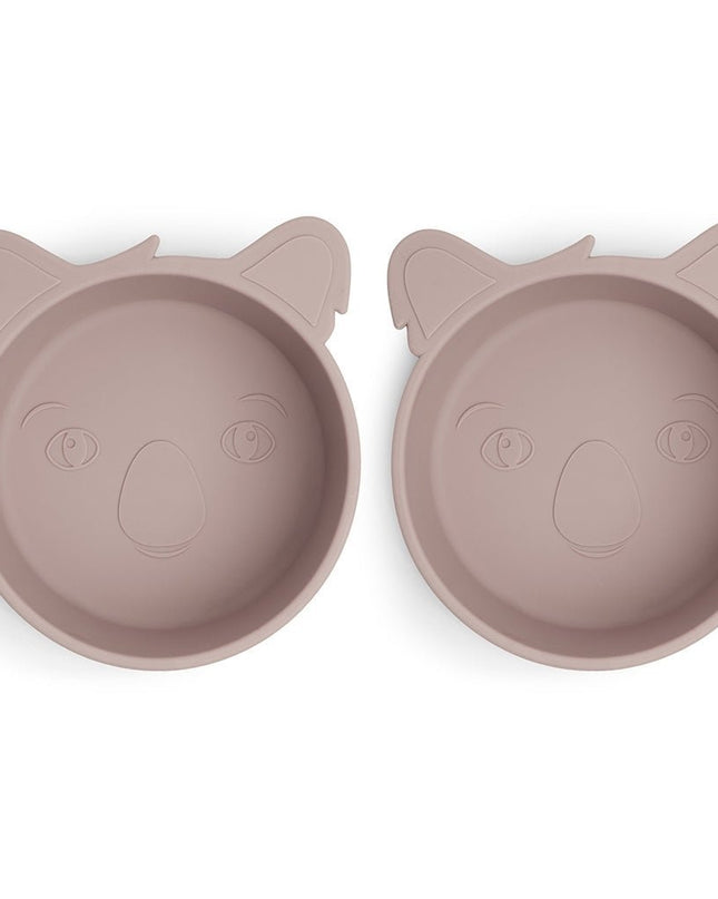 Alex siliconen diep bord 2-pack Koala
