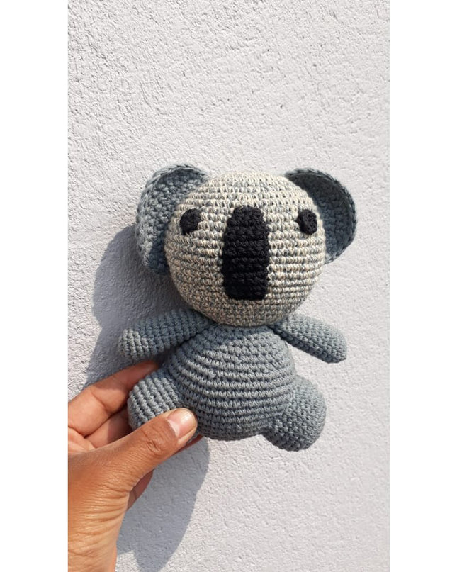 Luna-Leena koala Tommy knuffel - biologisch katoen - handgehaakt in Nepal