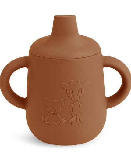 Aiko siliconen drinkbeker met drinkdeksel 140ml