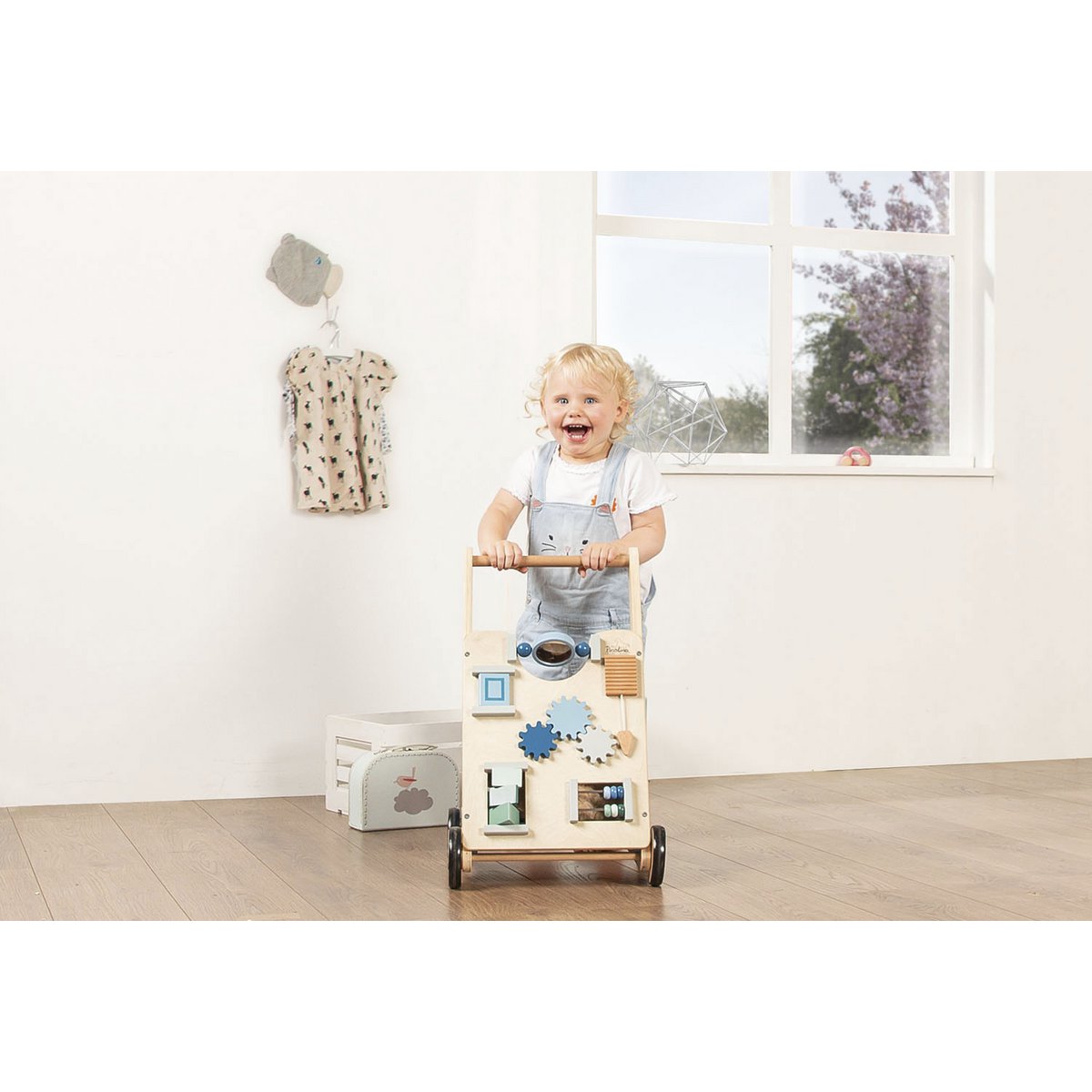 Activiteitenwandelaar 'Titus', blauw babywalker