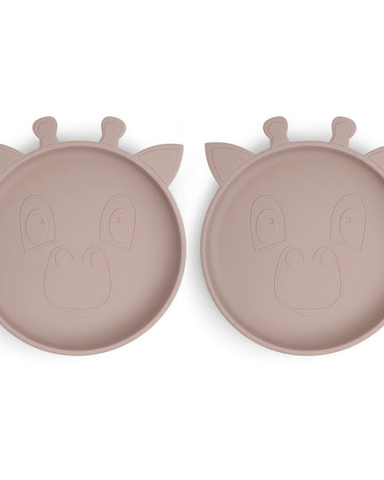 Akila siliconen bord 2-pack  Giraf