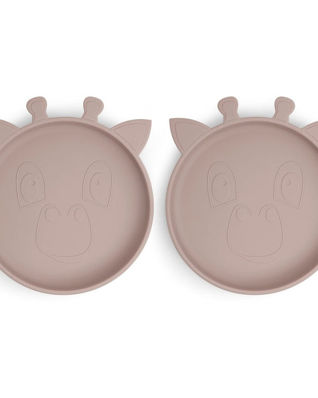 Akila siliconen bord 2-pack  Giraf
