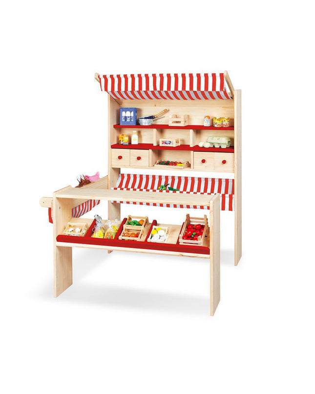 Marktkraam 'Lucy', rood winkel