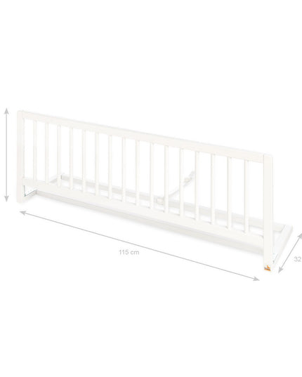Bedbeschermer 'Comfort', wit gelakt