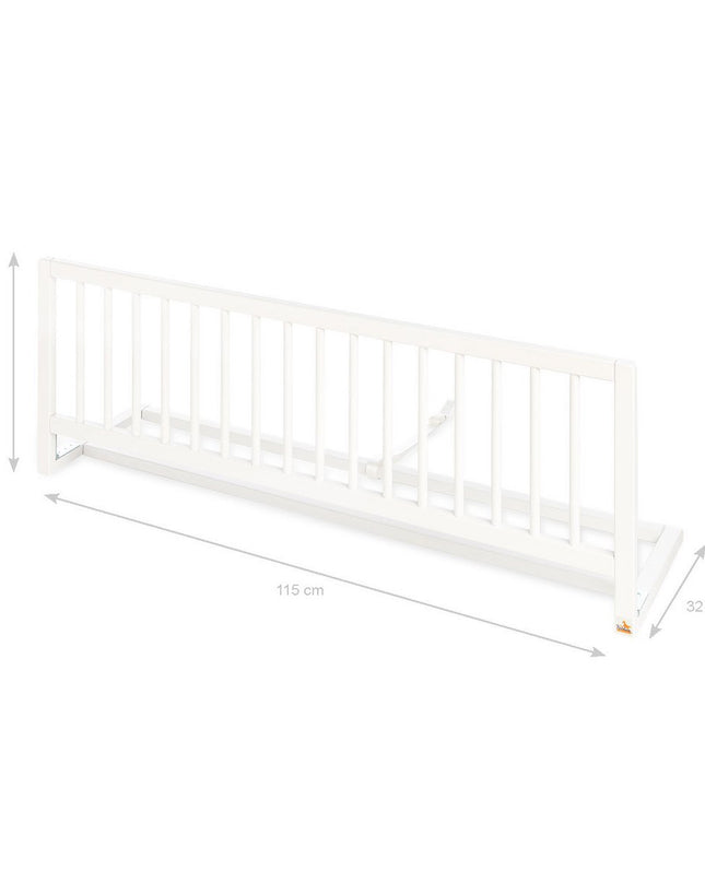Bedbeschermer 'Comfort', wit gelakt