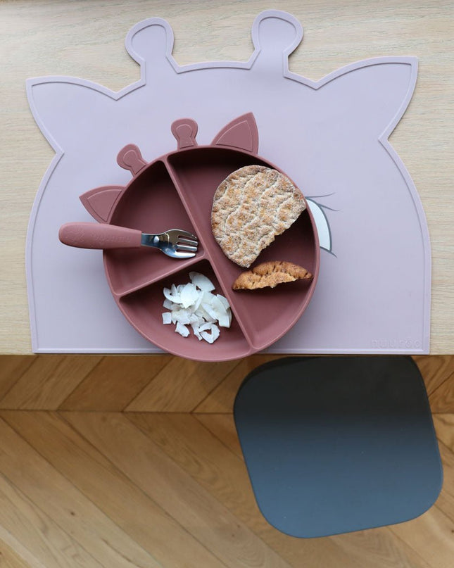 Orla siliconen verdeelbord Giraffe