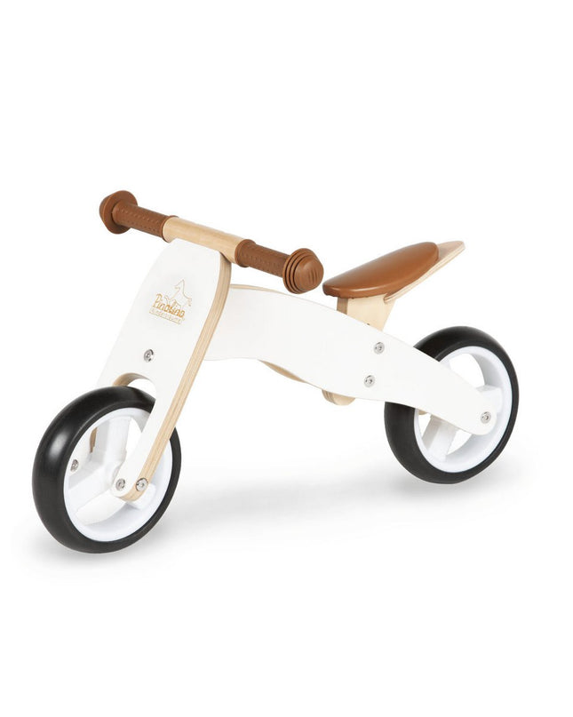 Mini driewieler 'Charlie', wit/naturel