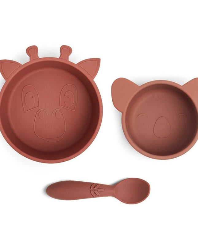Eddy siliconen dinerset 3-pack