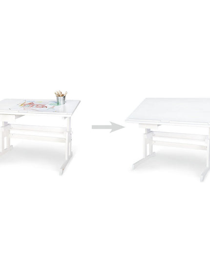 Kinderbureau 'Lena', wit geglazuurd