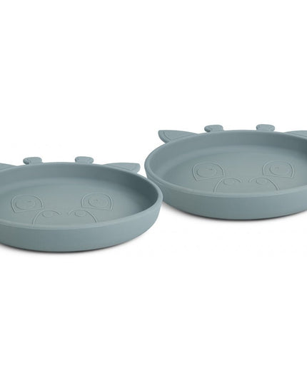 Akila siliconen bord 2-pack  Giraf