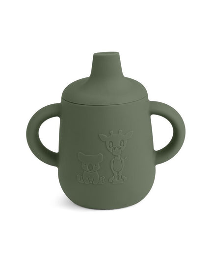 Aiko siliconen drinkbeker met drinkdeksel 140ml