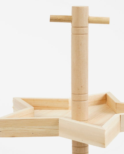 Etagère - L30 x B29 x H52 cm - Dennenhout - FSC 100% - Bruin kerst 2025