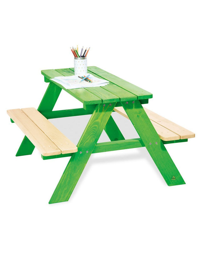 Kinderpicknickbank 'Nicki für 4', groen