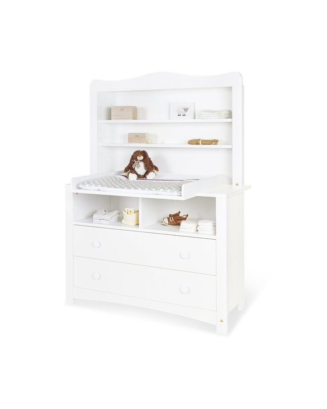 Startset 'Florentina' extra breed groot, incl. extra brede kast4 delen: ledikant, extra brede commode incl. Extra brede kast, grote kledingkast