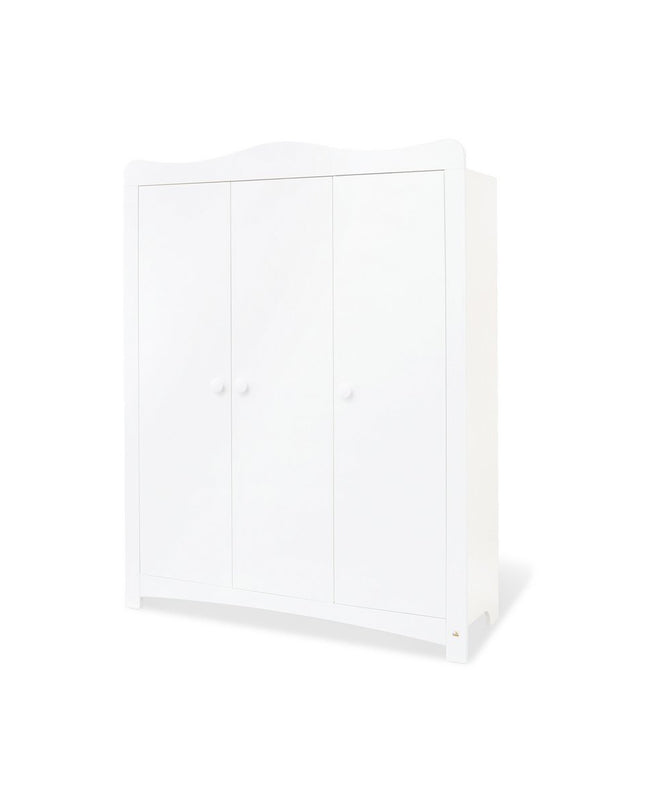 Startset 'Florentina' breed groot, incl. brede kast4 delen: ledikant, brede commode incl. Brede kast, grote kledingkast