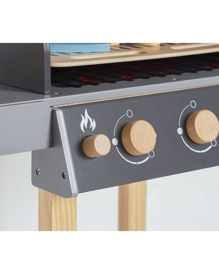 Kinderbarbecue 'Jeff' hout keukenspeelgoed