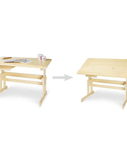 Kinderbureau 'Lena', blank gelakt