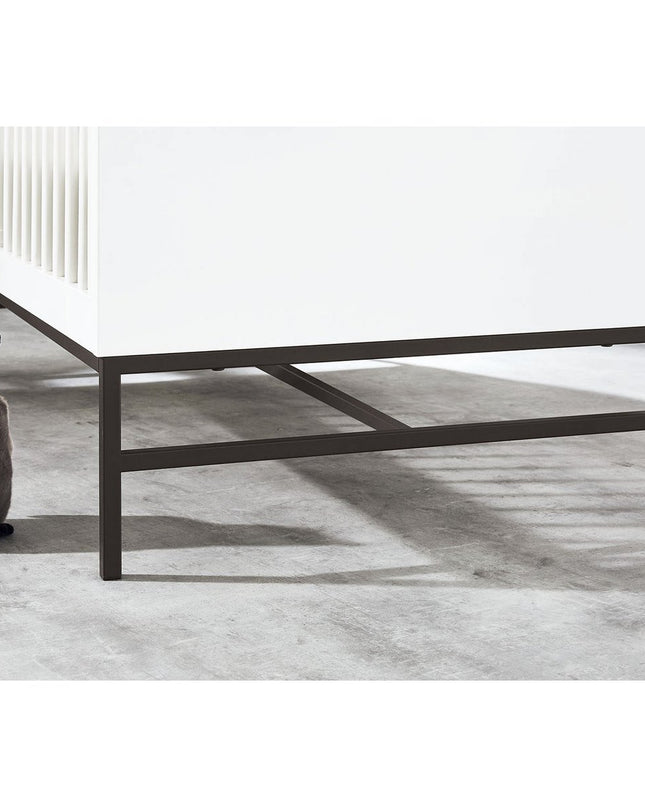 Startset 'Steel' extra breed groot3 delen: ledikant, extra brede commode, grote kledingkast