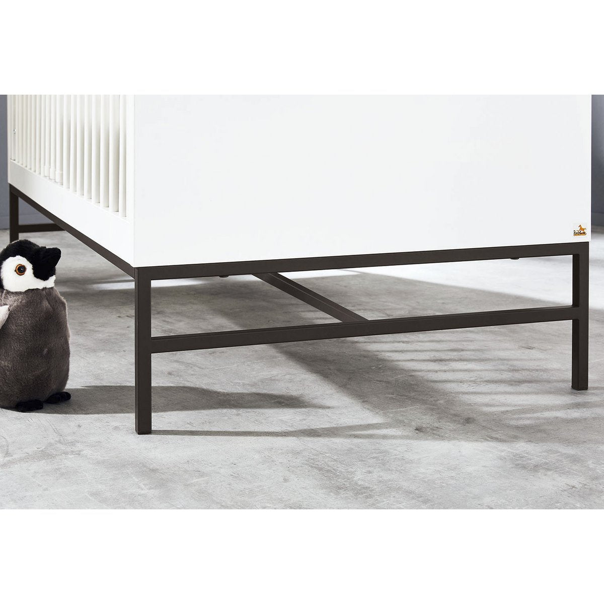 Startset 'Steel' extra breed groot3 delen: ledikant, extra brede commode, grote kledingkast