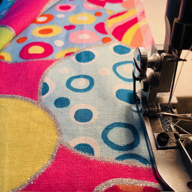 kussen hippie bloemen roze + binnenkussen (set) 45x45cm duurzaam