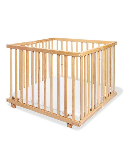 Babybox 'Lexus' groot, opvouwbaar, blank gelakt