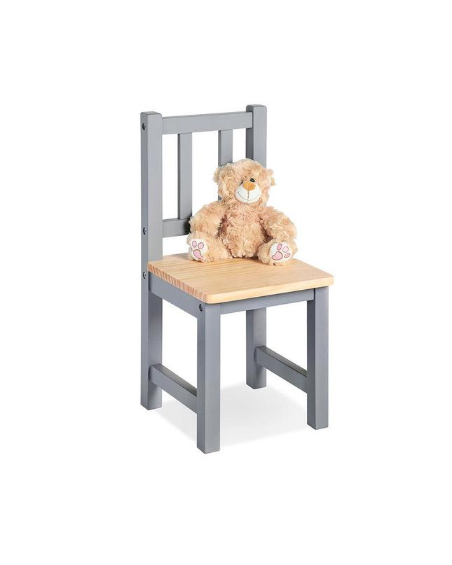 Kinderstoel 'Fenna', grijs/naturel